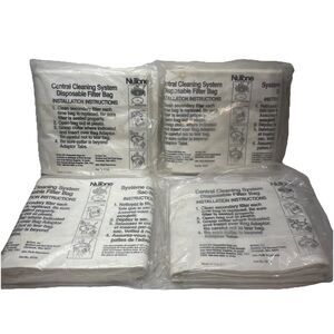 Lot of Nutone Central Vacuum Bags 3 bags per Pack Part No. 44186 Bundle